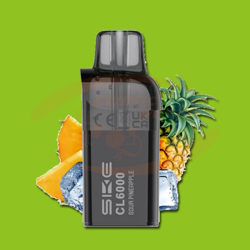 Crystal refill Sour Pineapple12ml 20mg CL6000