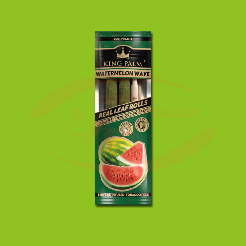 King Palm Slim Watermelon Wave (2 pces)