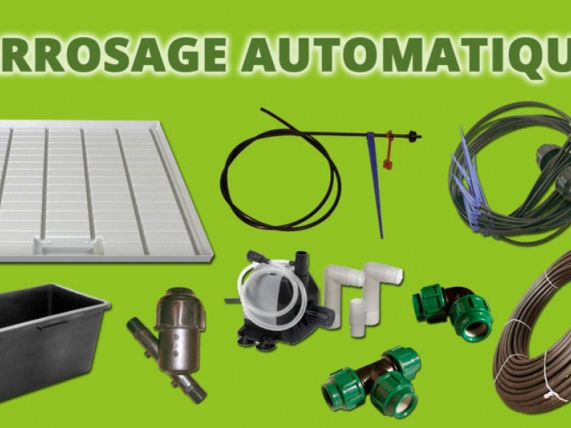 Arrosage automatique culture indoor, achat matériel complet