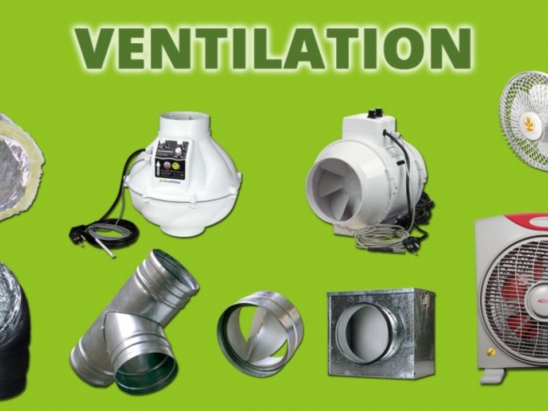 Système de ventilation culture Indoor, choix et achat